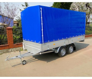 Przyczepa ciężarowa BRENDERUP 5375 dmc 2500kg - Rydwan Euro C-750/H5-PLATFORMA 350x195x35 cm