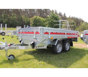 Przyczepa BRENDERU 4260 STB dmc 2500, wywrotka elektryczna - Przyczepa TEMA TRANSPORTER DMC 2000kg 263X150 2 osie