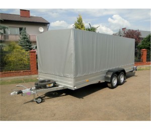 Przyczepa ciężarowa BRENDERUP 5375 dmc 2500kg - Rydwan Euro B-2600/0/K8 450x195x35 cm