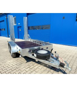 Przyczepa pod minikoparkę Rydwan EURO B-2600/2/E3 NOWA WERSJA 350x150x22 cm