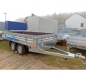 Przyczepa Magicus 300x150 typu transporter, zdejmowane burty