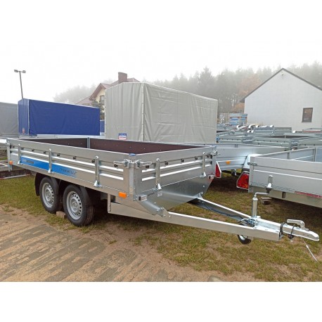 Przyczepa Magicus 300x150 typu transporter, zdejmowane burty