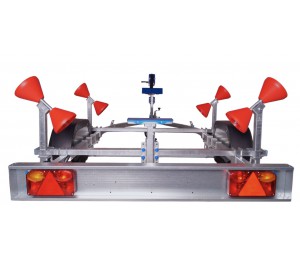 Przyczepa podłodziowa Tema JET (pod skuter wodny max długość 4,5 m)