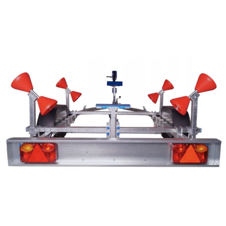 Przyczepa podłodziowa Tema JET (pod skuter wodny max długość 4,5 m)