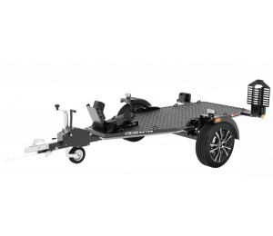 PRZYCZEPA MOTOCYKLOWA MT-1 SKŁADANA UCHYLNA BLACK EDITION 750KG