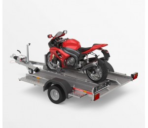 Anhänger zum Transport der Motorräder und Quads