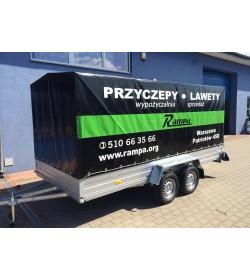Przyczepa Rydwan Euro C-750/L8 395x195x35 cm