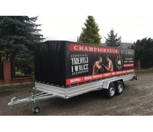 PRZYCZEPA RYDWAN EURO C-750/L4  400x150x35 CM