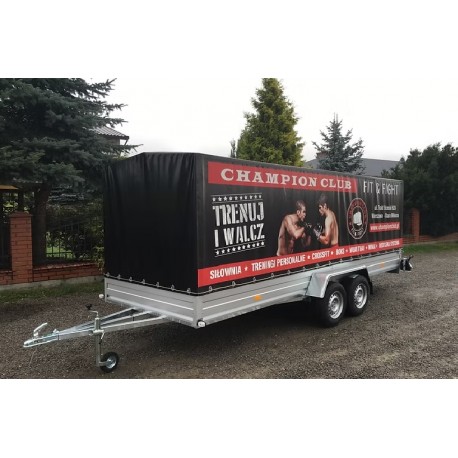 PRZYCZEPA RYDWAN EURO C-750/L4  400x150x35 CM