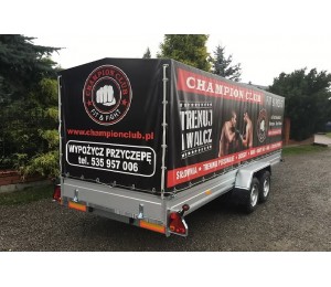 Przyczepy dwuosiowe do 750 kg